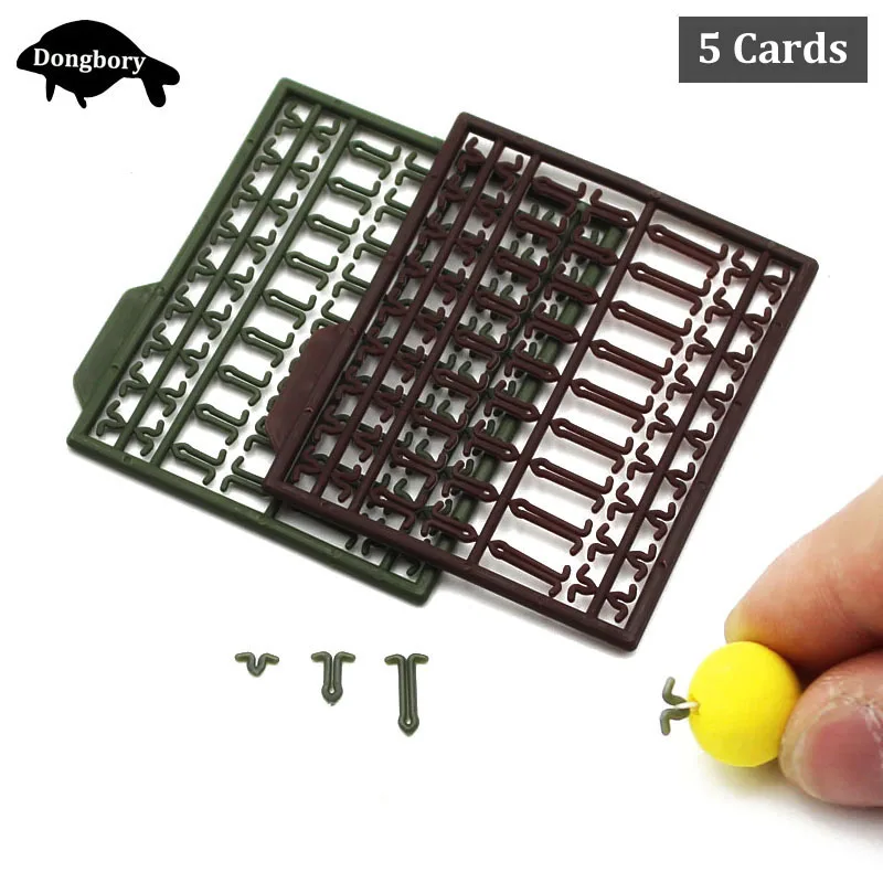 5-Karten Micro Carp Bait Stops Pop Up Boilies Insert Stoppers Dumbell Shape Carp Bait Holder für Carp Chod Rig Tackle Accessories