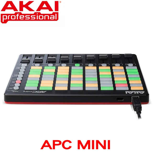 Akai professional APC Mini Compact Ableton live controller and Ableton Live  Live download (8 x 8 backlight clip launch grid) - AliExpress