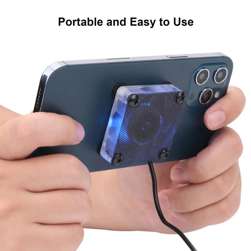 Universal Mobile Phone USB Game Cooler System Cooling Fan Gamepad Holder Stand Radiator For Iphone XiaomiHuaweiSamsung Phone