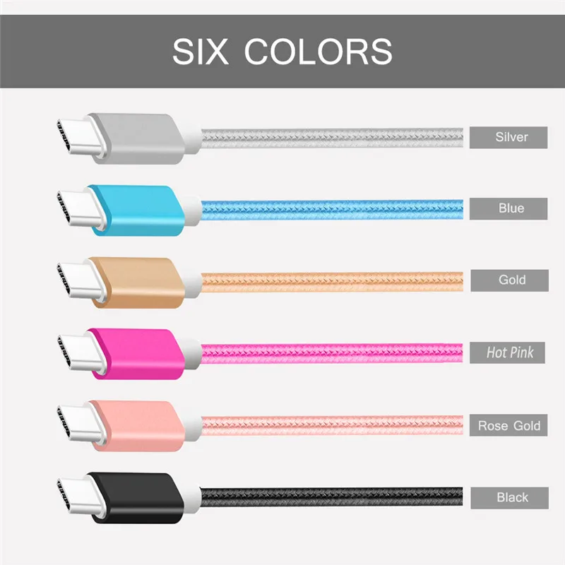 USB Type C Fast Charger Cable For Samsung S21 S20 FE S10 S9 Plus Note 20 Ultra A72 A52 A32 A22 5G M42 M32 Phone USB C Cable