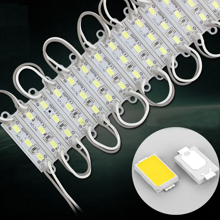 1000Pcs/lot SMD 5730 DC 12V Waterproof Warm white/Cold white Led Pixel Module Christmas lamp light