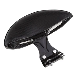 Motorcycle Scooter Rear Seat Backrest Back Rest Backrest Pad Black - Soft and Comfortable