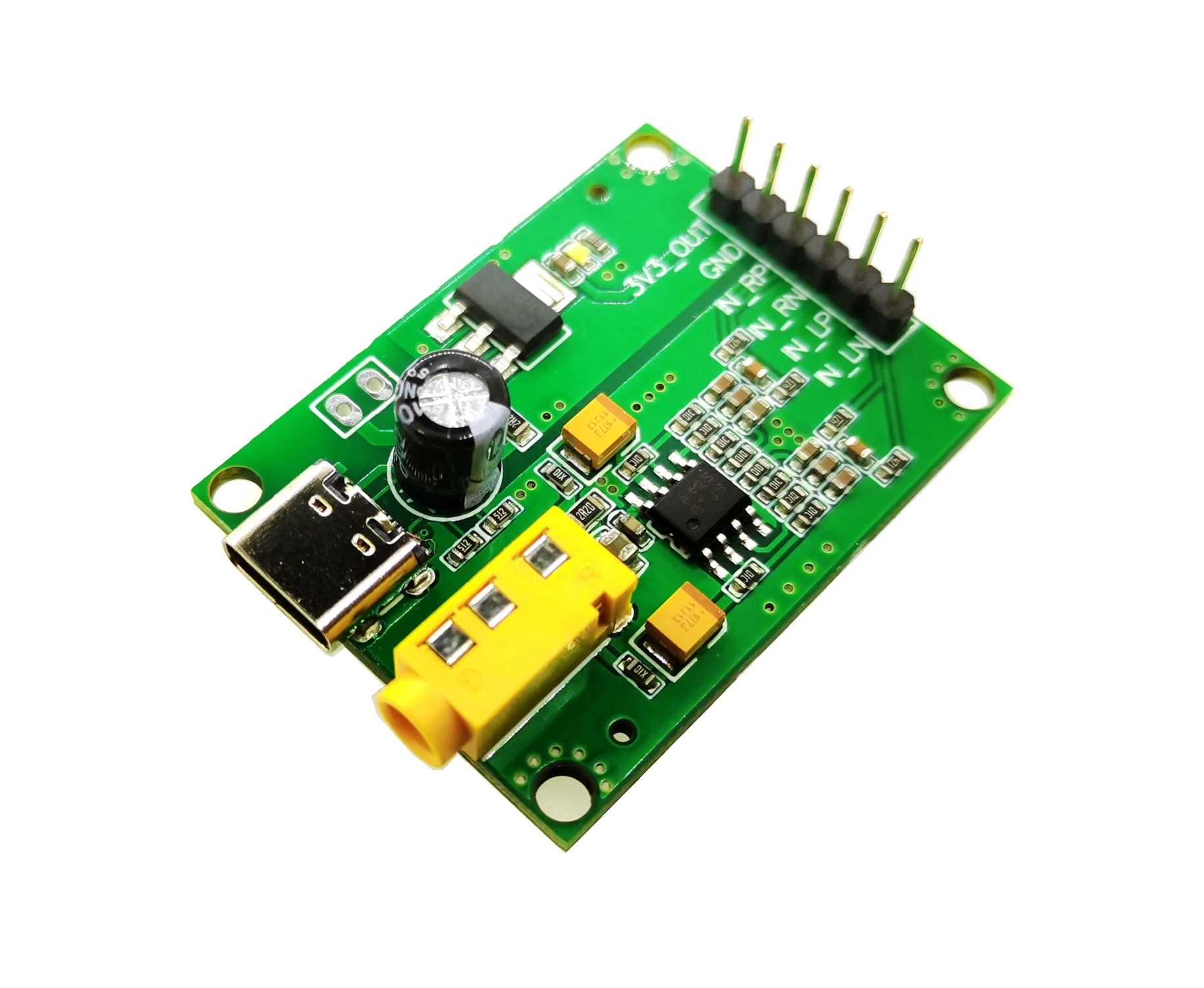 

Stereo analog audio differential differential balanced input conversion AUX single-ended 3.5 output operational amplifier board