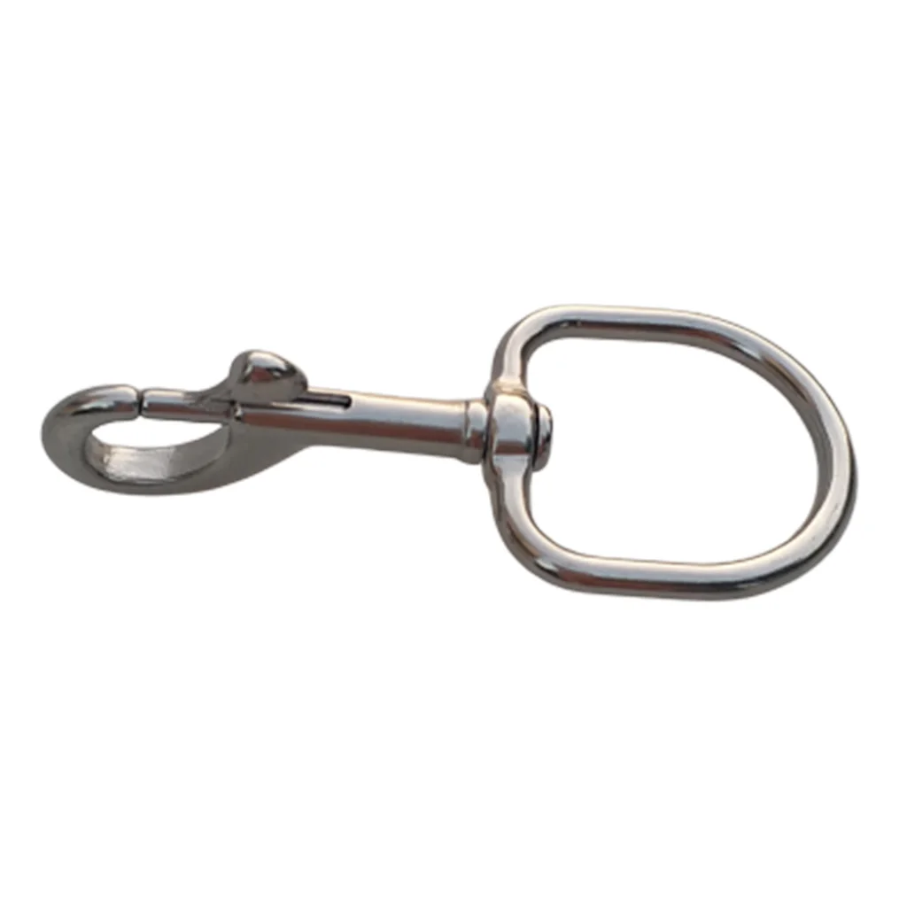 316 Stainless Steel Swivel Eye Bolt Snap Spring Hook for Scuba Diving Marine Grade Scuba Diving Climbing Boat Hardware Camera