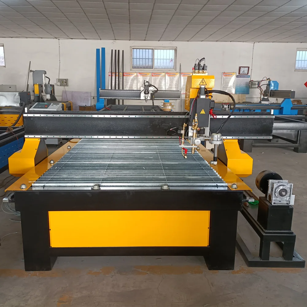 

China High Accuracy Definition 1325 1530 4*8ft 5*10ft CNC Plasma Cutting Machine CNC Plasma Cutter With Marking Drilling Head