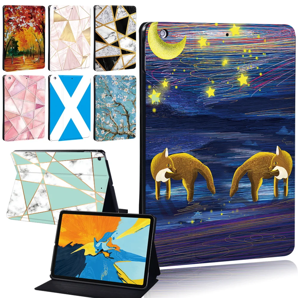 

Tablet Case for Huawei MediaPad T3 8.0"/T3 10 9.6"/T5 10 10.1"M5 Lite 8 Lite 10.1"/M5 10.8" Funda with Geometry/Flag/Paint Theme