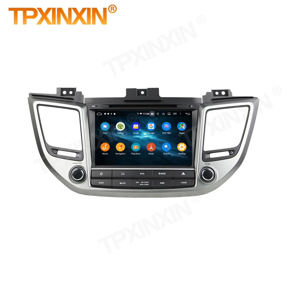 Carplay 2 Din Car Android Stereo Receiver For Hyundai Tucson IX35 2014 2015 2016 2017 2018 Radio Audio Head Unit Player Screen