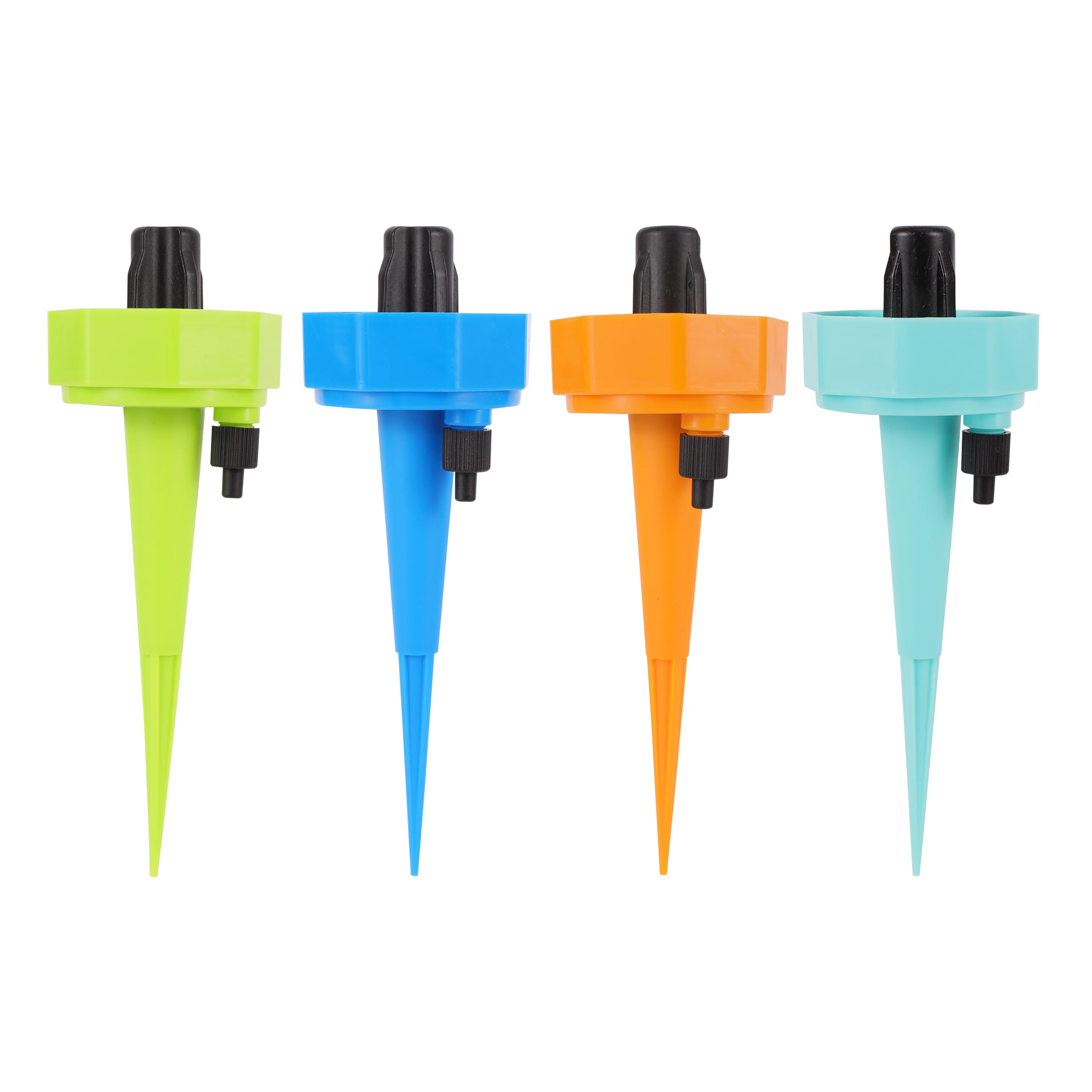 

Drip irrigation System Plant Waterers DIY Adjustable Self Watering Spiked Taper Dripper Automatic Drip Watering Device 5 Pcs