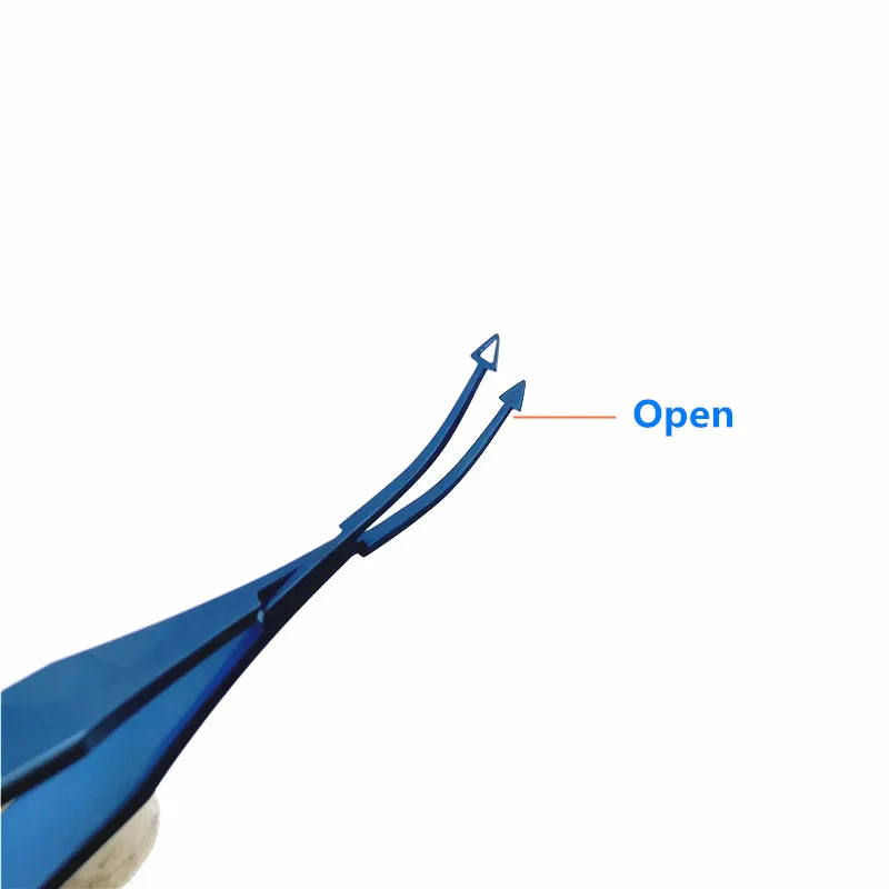 Nucleus Bisector TO Trisect/Vectis Forceps 1/2 1/4ไทเทเนียม Ophthalmic แหนบ Ophthalmic เครื่องมือผ่าตัด