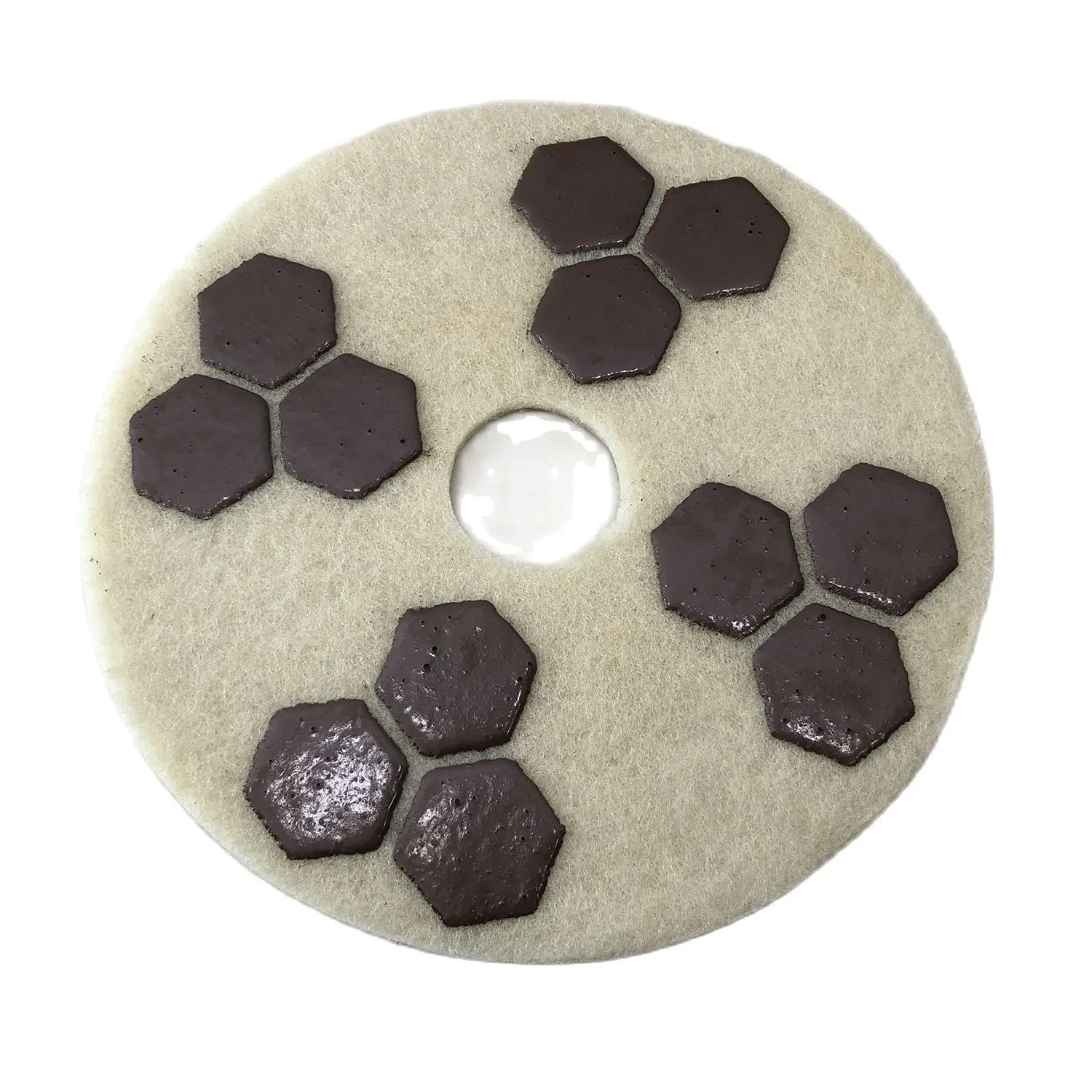 17 Inch 425 mm Marble Floor Polishing Wheel Granite Resin Sponge Polishing Concrete Floor Polishing Diamond Dry Grinding Pad