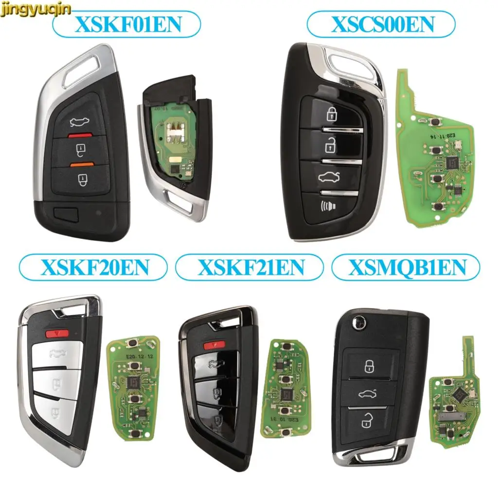 

Jingyuqin XSKF01EN/XSCS00EN/XSKF20EN/XSKF21EN/XSMQB1EN Keyless-Go Smart Remote Control For BMW VW VVDI2 Car Key Tool Universal