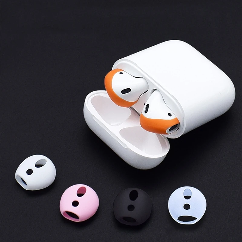 2 قطعة/زوج الأذن قبعات ل أبل Airpods 3 2 1 سيليكون لطيف عدم الانزلاق الأذن قبعات An-ti Airpod سماعة اكسسوارات ل Airpods 1 2