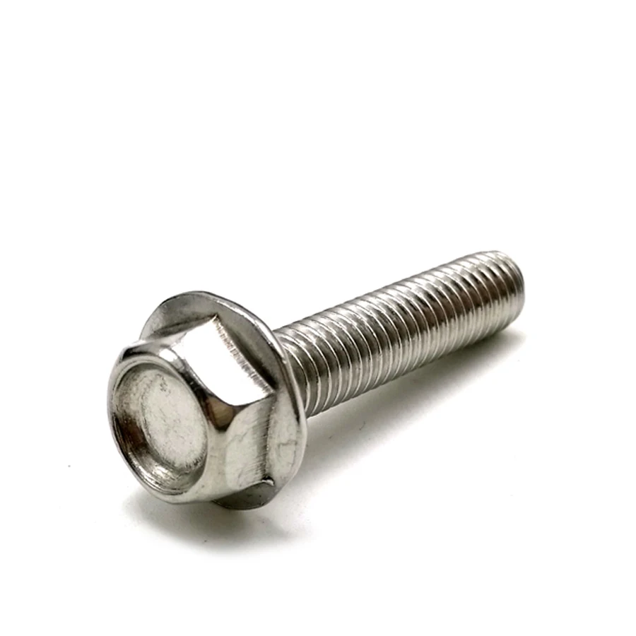 

M5 Hex Flange Bolt , 304 Stainless Steel Flange Serrated Screw 8mm-25mm ,A028