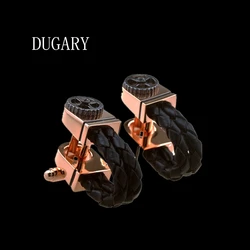 DUGARY Luxury Shirt Gift Designer Cufflinks for Mens gift Brand Wedding Cuff links the earth globe Button male High Quality