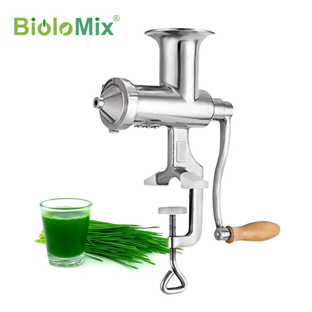 100% 스테인레스 스틸 Wheatgrass 수동 juicer 과일 감귤류 주스 extrator