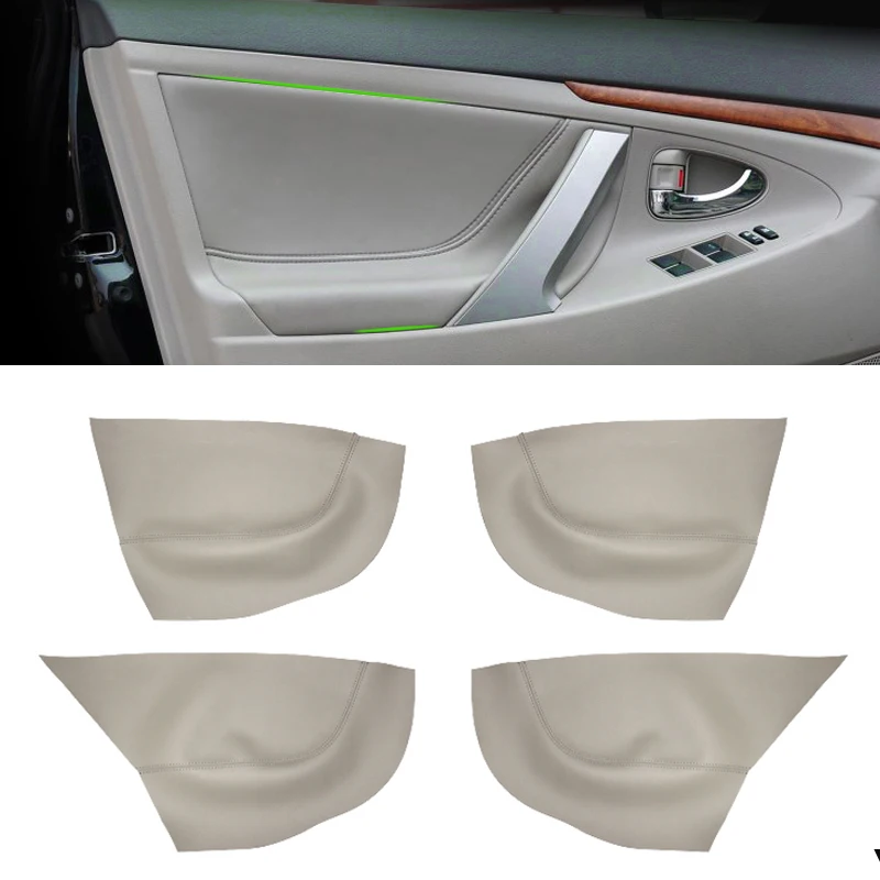 

Door Armrest Leather Cover For Toyota Camry 2006 2007 2008 2009 2010 2011 2012 Car Door Armrest Panel Skin Cover Sticker Trim