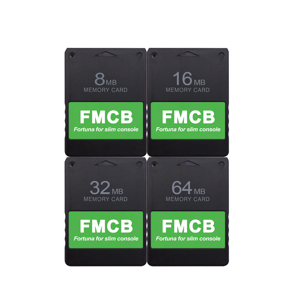 For SONY Playstation 2 Fortuna FMCB Memory Card PS2 Slim Console + 2.5\'\'inch SATA HDD Hard Disk Kit with Games Installed