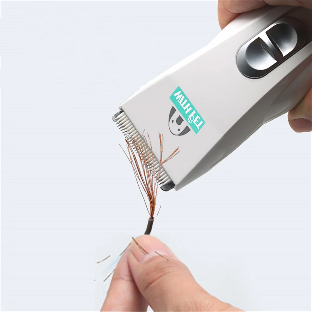 Professional  CP-6800 Pet Electric Trimmer Grooming Haircut Shaver Machine Silver Rechargeable Dog Cat Grooming Clipper