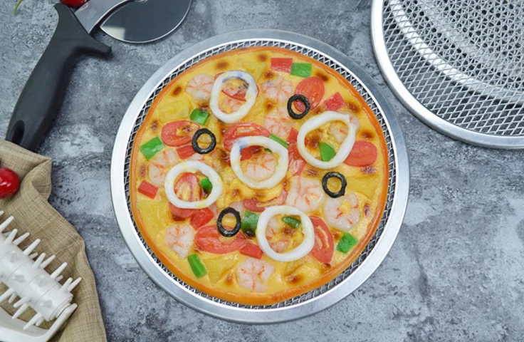 Rede de pizza de 6 a 20 polegadas e 22 polegadas para escolher ferramentas de pizza