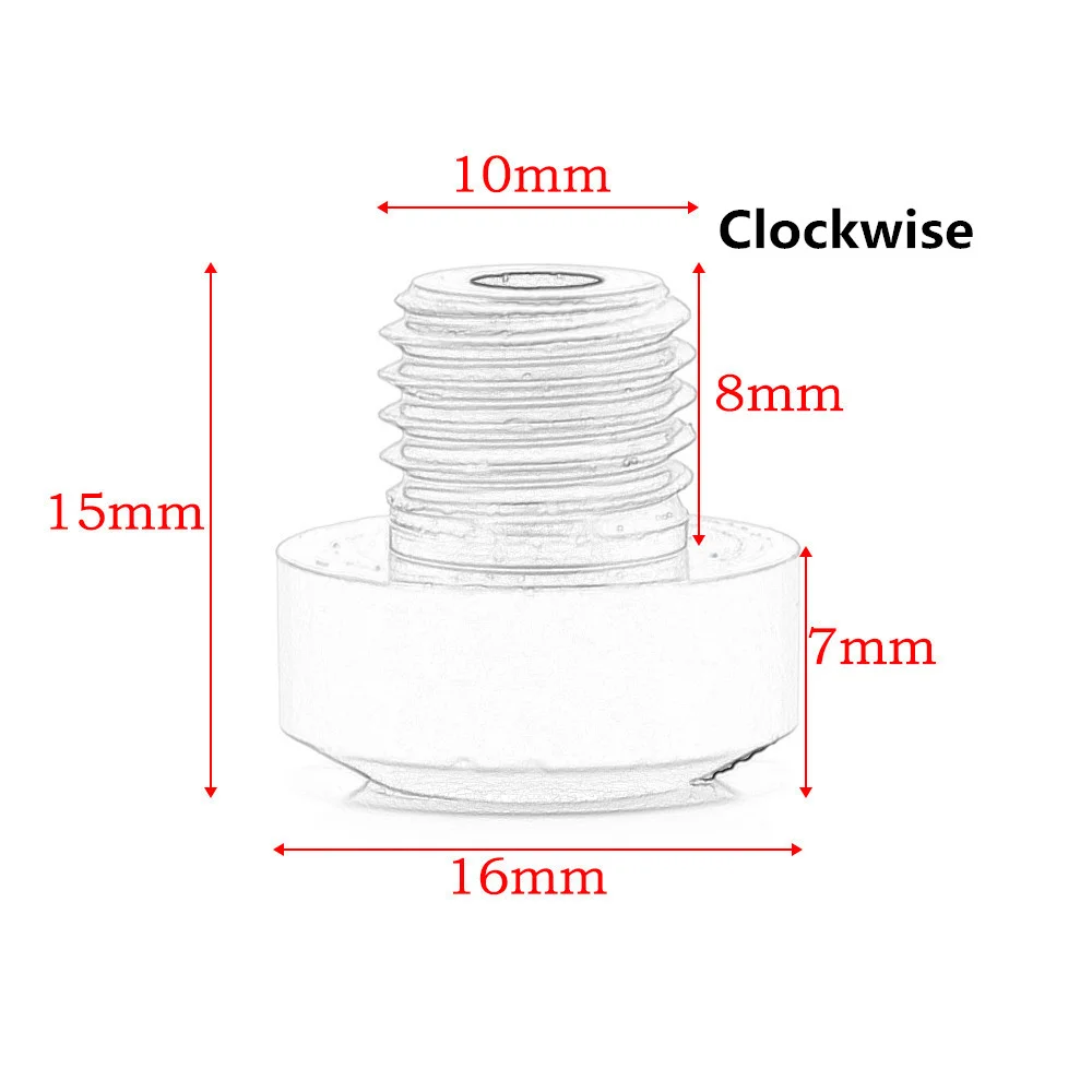 Tornillo Universal CNC para motocicleta, tapa de tornillo en sentido horario para Honda y Suzuki, M10 x 1,25, M8 x 1,25, 2 unidades