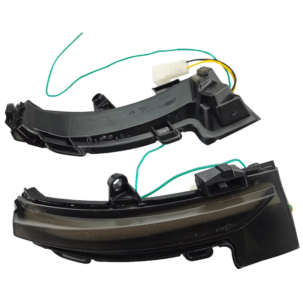 1Pair For VW T-ROC T-corss 2018-2020 Dynamic LED Turn Signal Blinker Mirror Flasher Light For Skoda Octavia Mk3 A7 5E 2012-2018