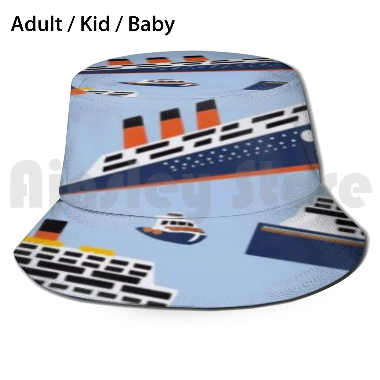 Derek Shepherds Ferry Boat Scrub Cap Sun Hat 2952 Bucket Hat Ferry Boat Scrub Cap Ferry Boat Scrub Cap