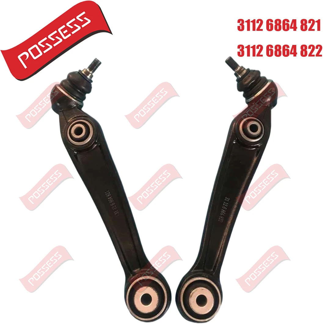 

A Pair Front Lower Suspension Straight Control Arm For BMW X5 F15 F85 X6 F16 F86 13-19 xDrive, OE 31126864821 31126864822