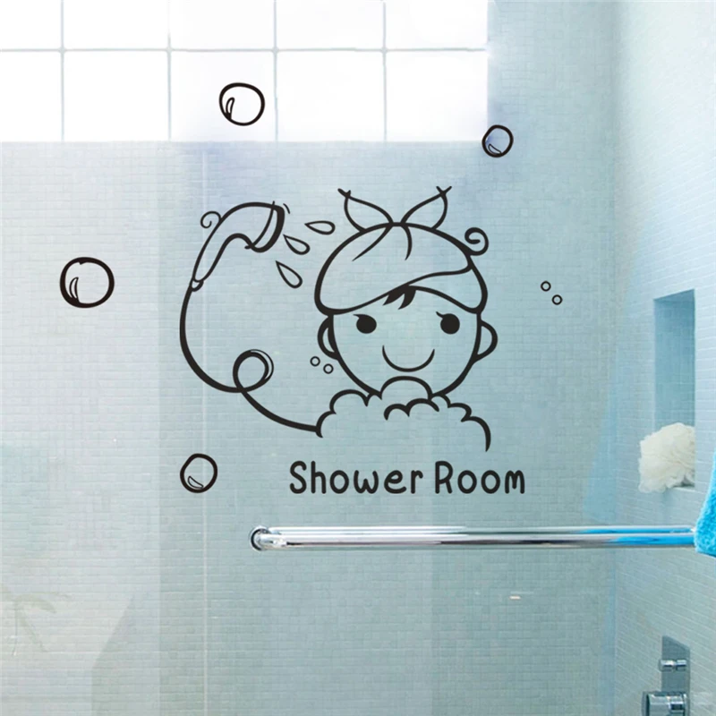 Kitchen Bathroom Bedroom Playroom Office Toilet Entrance Sign Door Stickers For Home Decoration Diy Vinyl Wall Art Quotes Decals