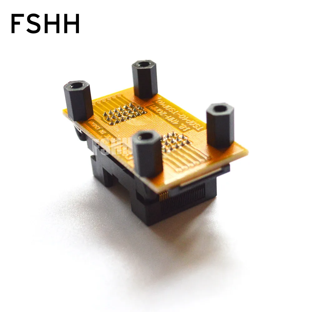 Program Test SMD welding TSOP40 to TSOP40 test socket 0.5mm 20mm TSOP40 On line test socket