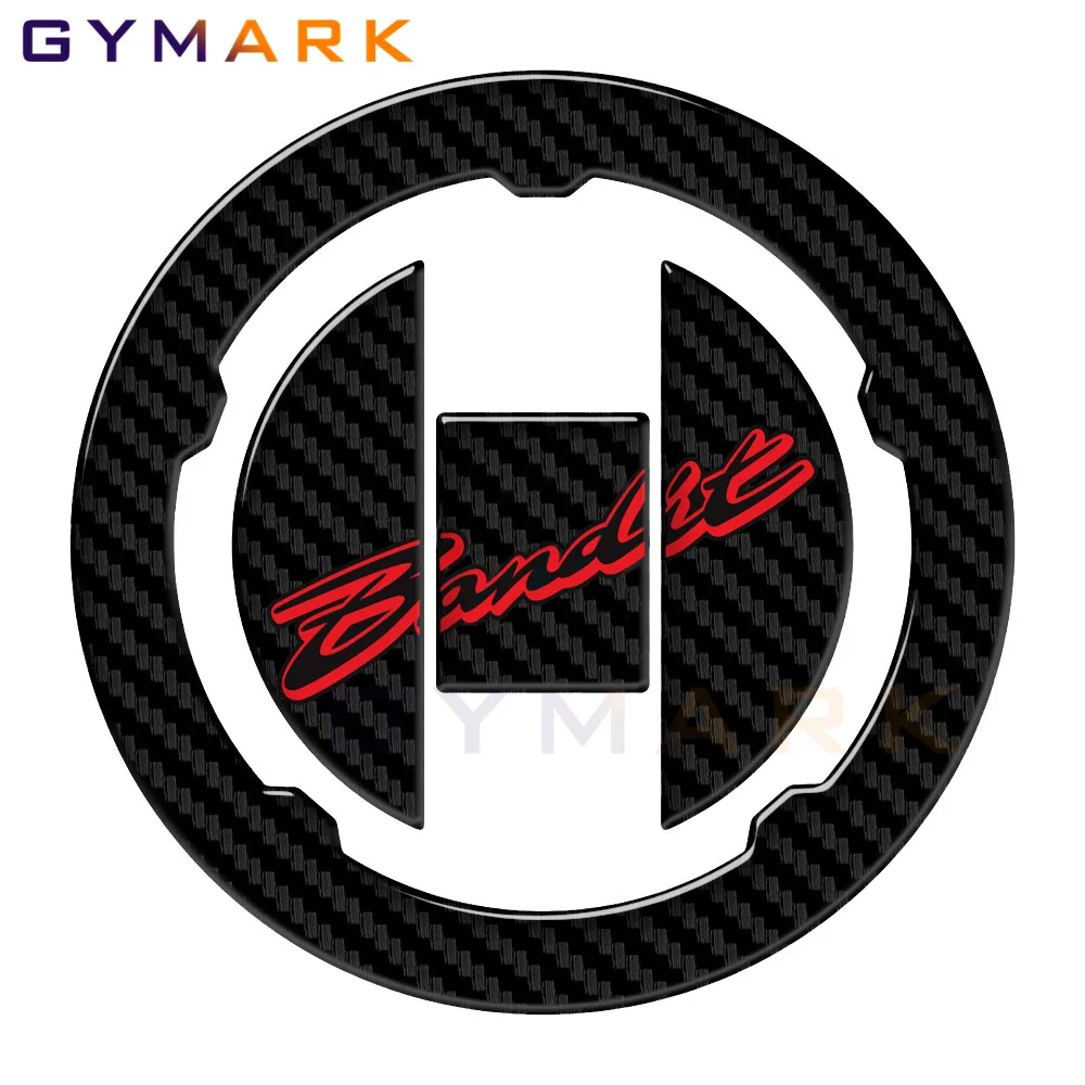 Suitable For Suzuki Bandit GSX1250F/FA GSF1250 Fuel Tank Cover Gasket Sticker 3D Carbon Fiber Appearance Fuel Tank Cover Decal 