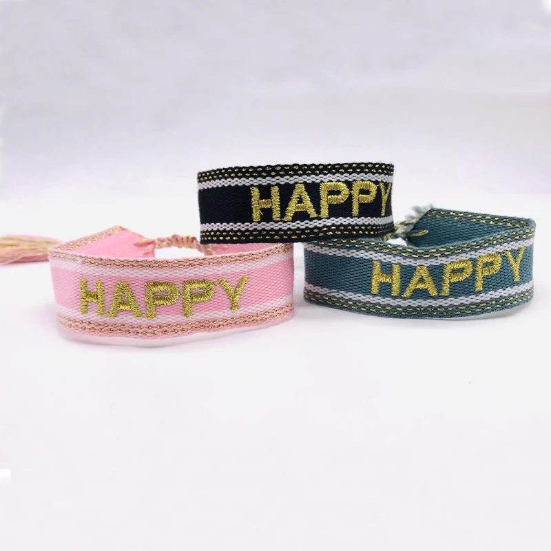 

Woven Friendship Bracelet For Women Braided Tassel Bracelet Handmade Embroidery Bracelet gifts Vintage Jewelry Wholesale 1pcs