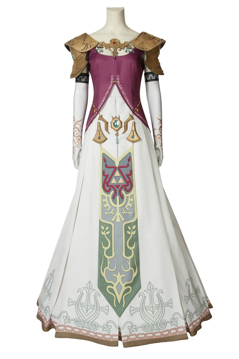 New The Leg of Zelda: Twilight Princess Cosplay Costume Zelda Princess Accessories Halloween Clothes Beautiful Dress decoration