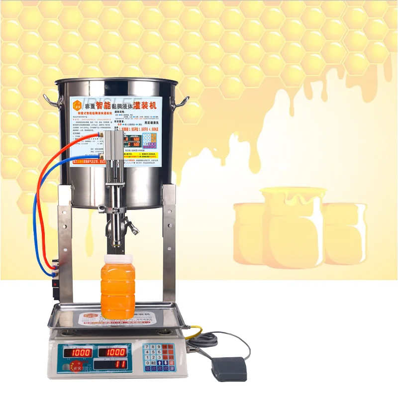 Lotion Shampoo Cream Filler Honey Sauce Paste Peanut Butter Jam Ejuice Tomato Ketchup Filling Machine Pneumatic Free Shipping