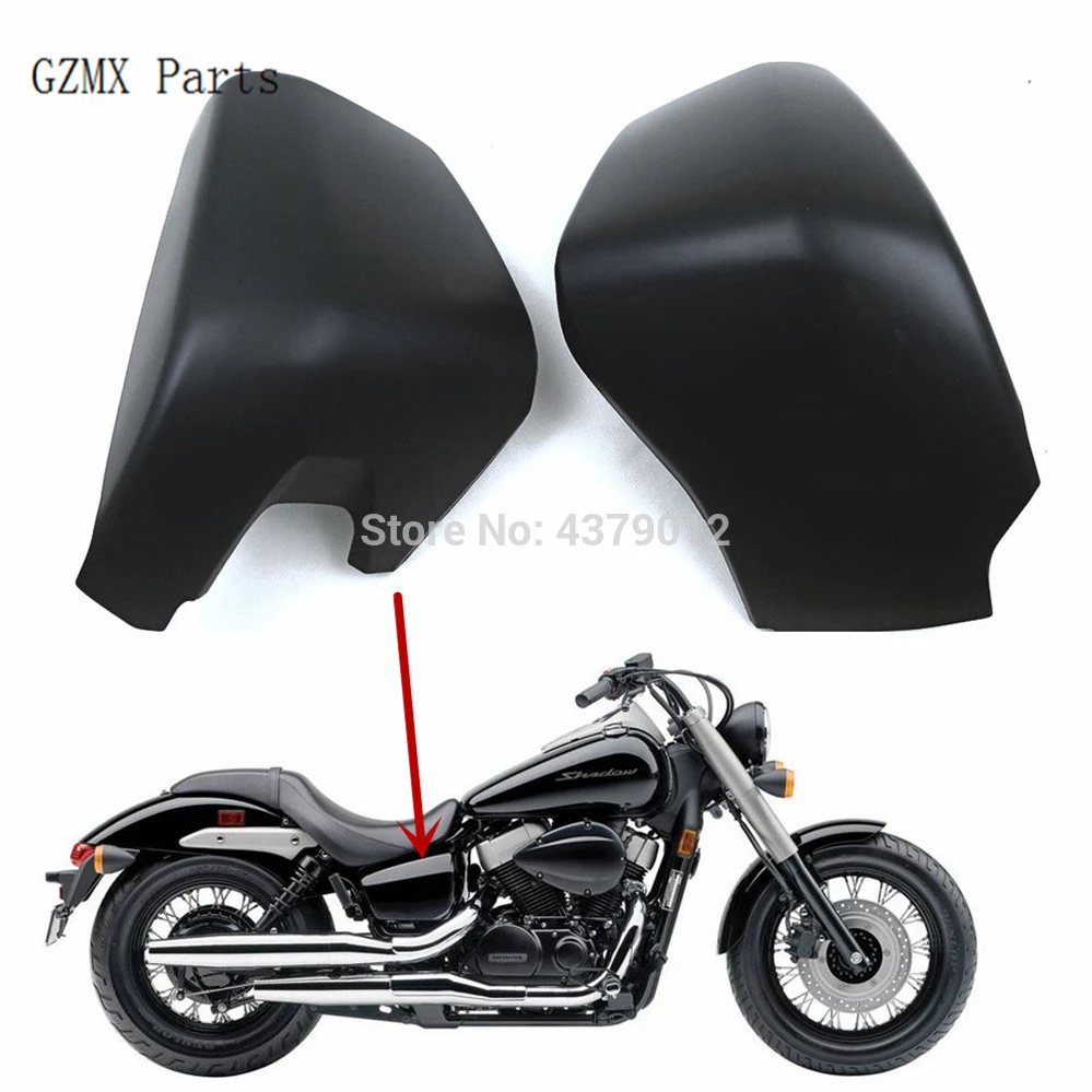 For Honda Shadow ACE 750 VT750  VT400 VT 400 2004-2011 Motorcycle Clutch Battery Side Cover Batteries Housing Engine Guard