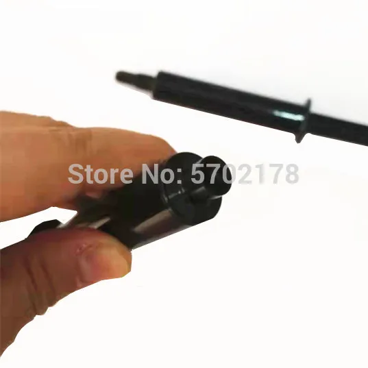 20PCS Wholesale high quality industrial black plastic syringe glue perfume hand push type luer lock syringe