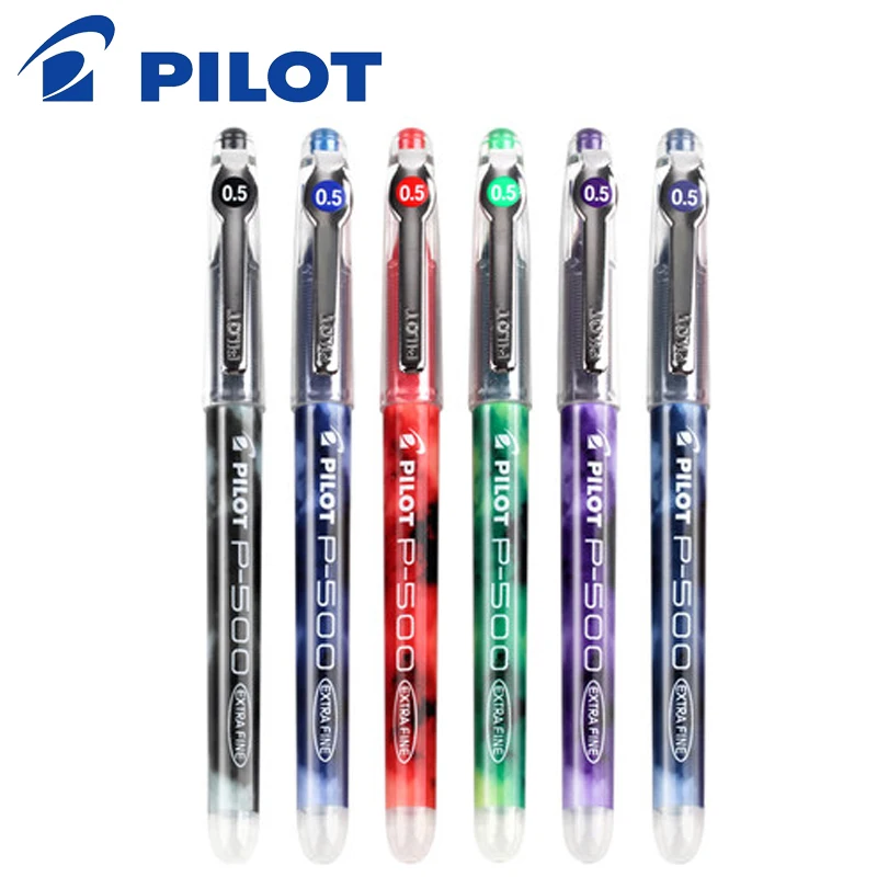 

12 pcs Pilot Pens Set Pilot Precise P-500 Gel Ink Rolling Ball Pens 0.5 mm Roller Extra Fine Point Black Color Ink