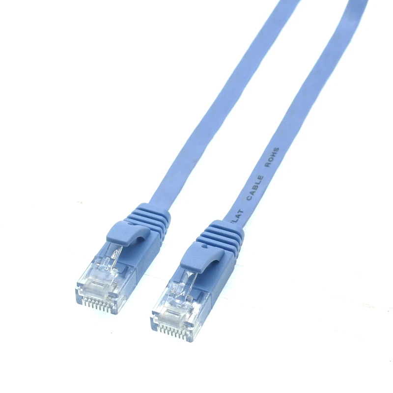 0.2m 0.5m 1m 2M 3m 10ft 5m 10m 15m 20m 30m cable CAT6 Flat UTP Ethernet Network Cable RJ45 Patch LAN cable black white color