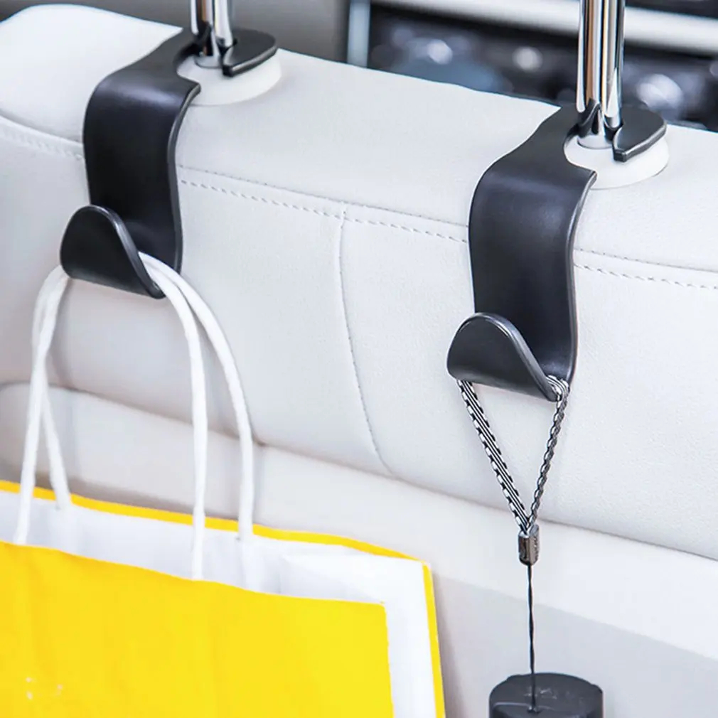 Universal Car Seat Back Hook Hanger Bags Holder Headrest Mount Hook Storage Organizer Car Internal Accessories