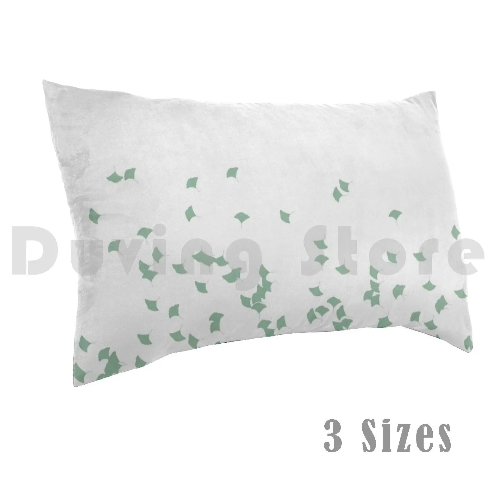 Minimalist Gingko Leaves | Nature Digital Art Pillow Case Printed 50x75 Nature Ginkgo Leaves Minimalist