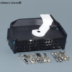 shhworldsea 54 Pin 4E0 972 144 Automotive Connector With Terminal 4E0972144 ECU For Volkswagen Audi BMW Bluetooth Plug A6 A4 A8