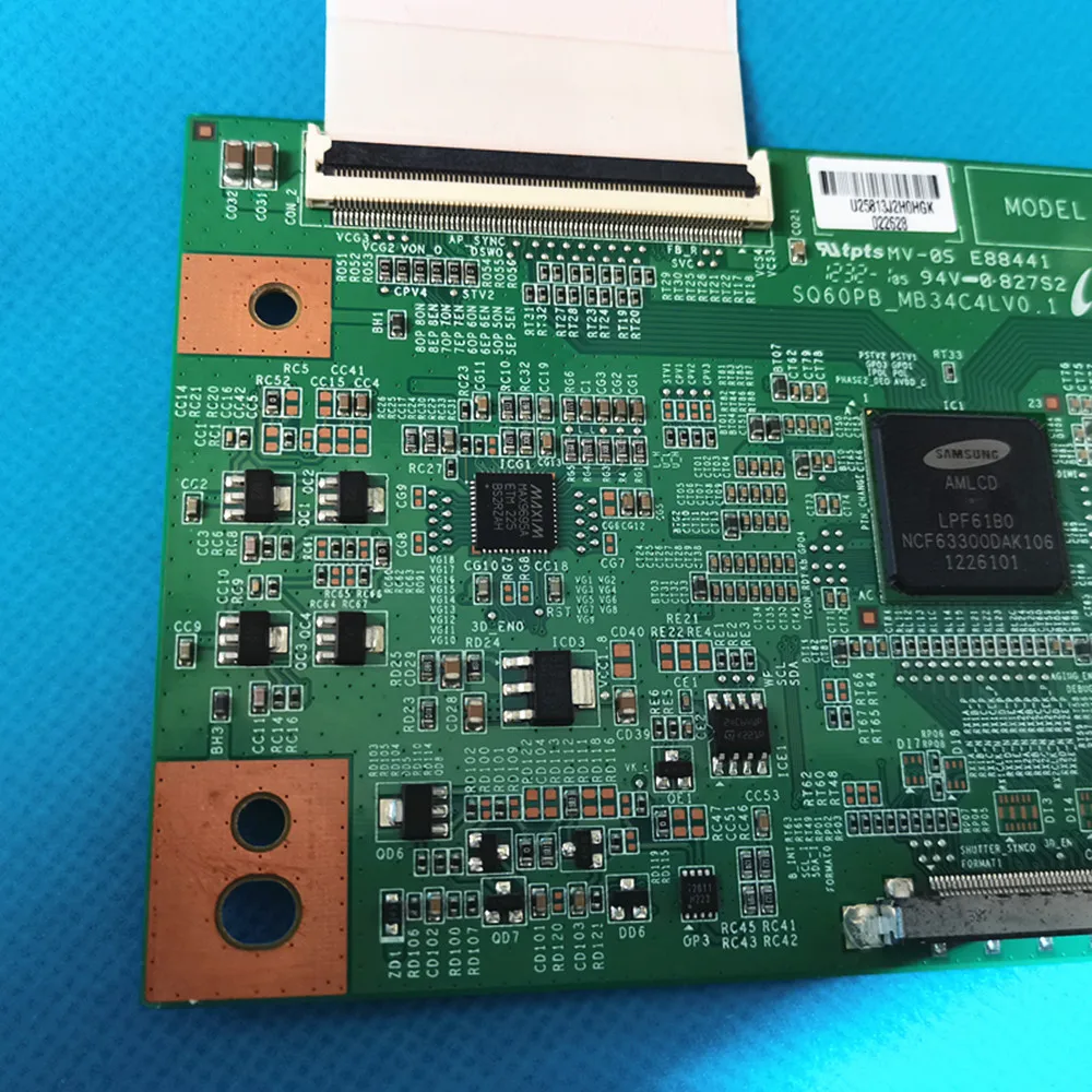 ロジックボードSQ60PB-MB34C4LV0.1ためL46U4010ZJE LE48W806 LJ94-25813J 43 46 48 55インチT-CON lvdsボードSQ60PB MB34C4LV0.1