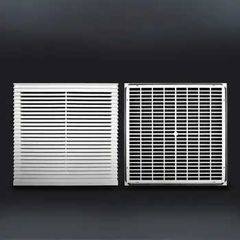 323*323mm filtr větrání skříně, sada krytů žaluzií, mřížka ventilátoru, ventilátor, filtr odtahového ventilátoru pro ventilátor 22082 FK6626.300 8 nejlepší prodej kryt odsávacího ventilátoru - №4