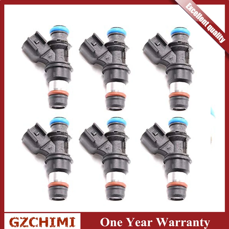 

6pcs Fuel Injectors for Buick Allure LaCrosse Lucerne Pontiac 3.8L V6 2005 2006 2007 2008 2009