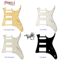 Piezas de guitarra personalizadas Xin Yue, para tornillos de 10 orificios, golpeador de guitarra MIJ Ibanez RGX40, placa rascadora de pastilla Humbucker HSS, muchos Solors
