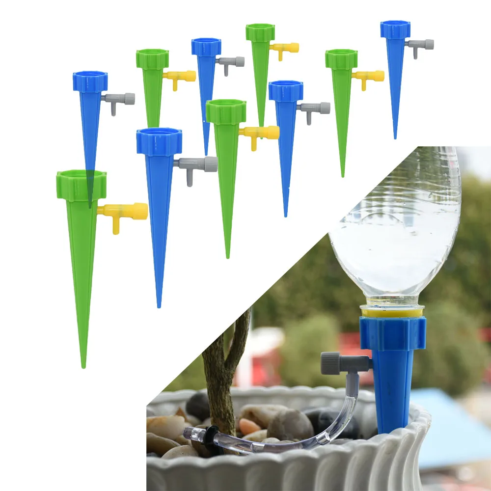 36/24/12 PCS Auto Drip Irrigation Watering System Dripper Spike Kits Garden Household Plant Flower Automatic Waterer Tools