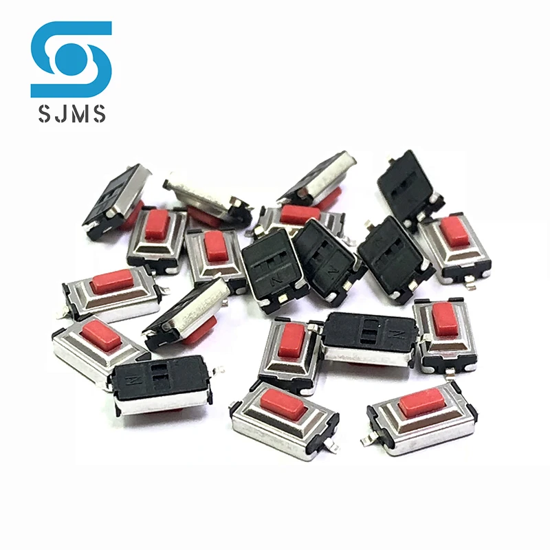 20~100pcs/lot Tact Touch Micro Switch 3X6X2.5 Tactile Push Button Switch 3*6*2.5 mm SMD Car Remote Control Key Button Switch