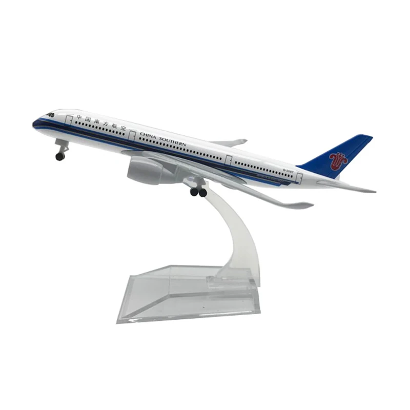 JASON TUTU 16CM China Southern Airlines Airbus a350 Airplane Model 1:400 Scale Diecast Metal Aircraft Collectible gift plane