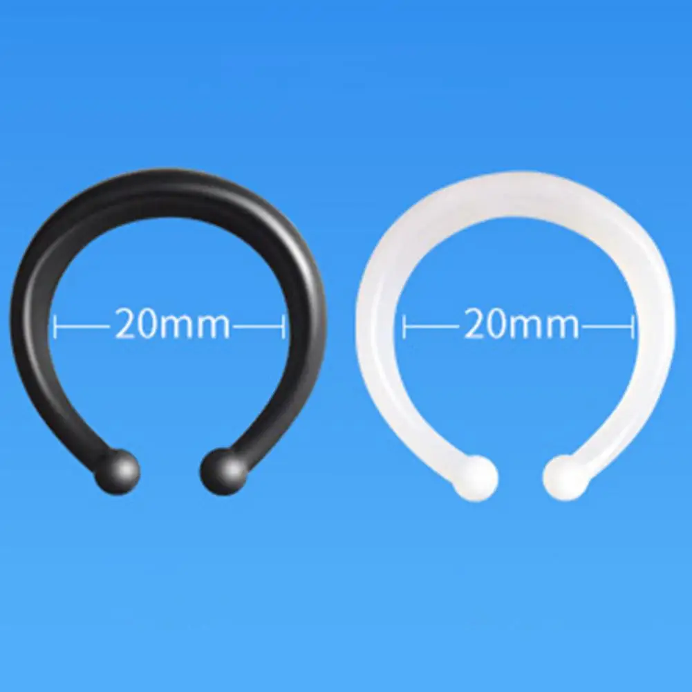 2Pcs Foreskin Corrector Comfortable Safe Delay Lock Ring Adult Sexy Toy for Male