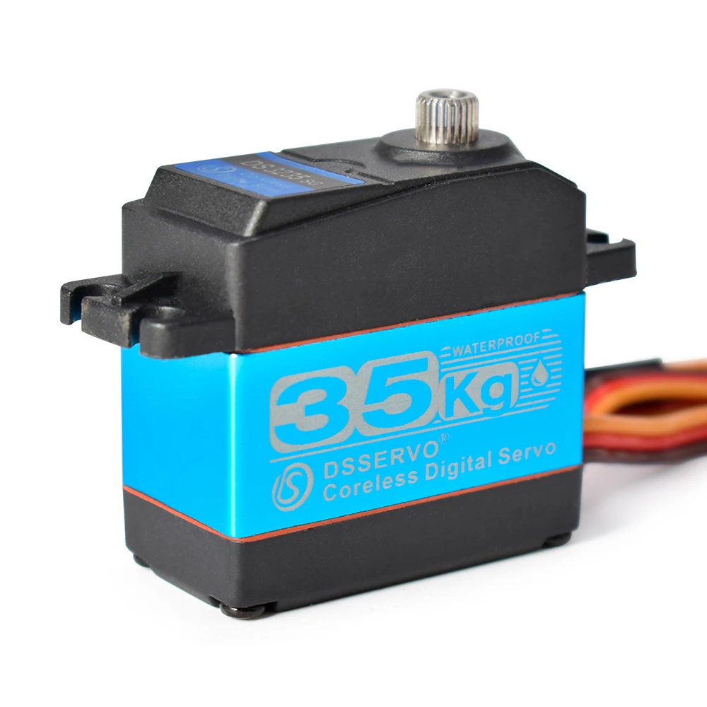Dsservo Servo กันน้ำ DS3235 35กก.180/270องศาเกียร์โลหะดิจิตอล Servo Servo Baja W/แขนโลหะสำหรับ1/8 1/10 1/12 RC