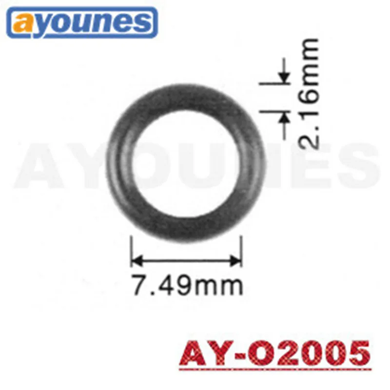 200pieces 7.49*2.16mm fuel injector seals Oring for Mazda Engine replacement parts (AY-O2005)